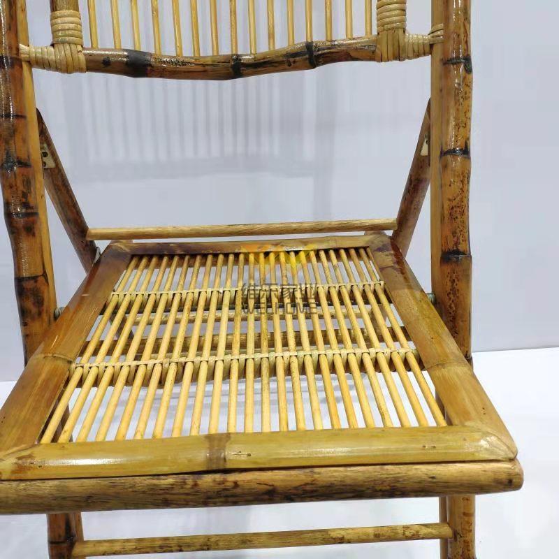 Bamboo folding chair